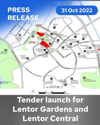 Launch of land tenders at Lentor Gardens and Lentor Central